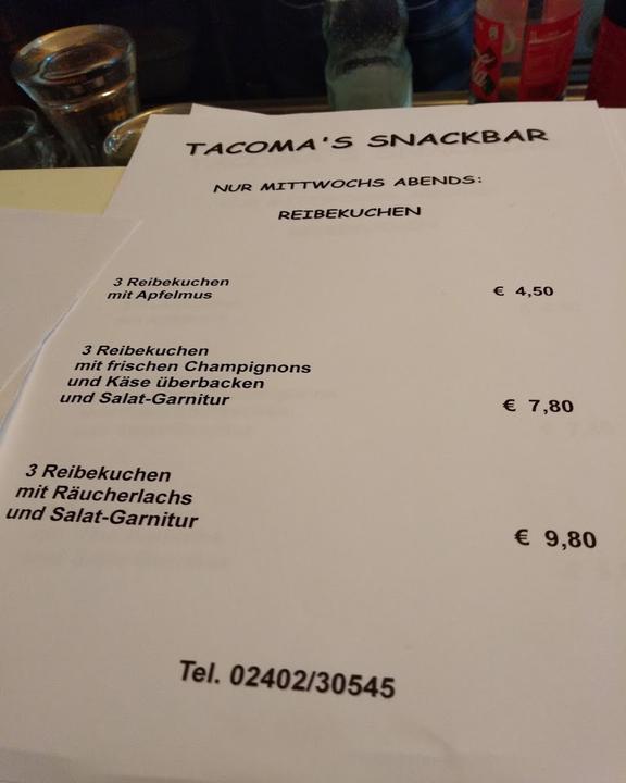 Tacoma Snackbar